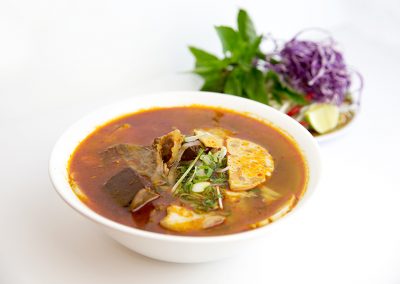 Hue style vermicelli spicy soup
